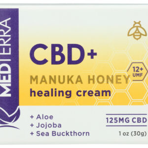 MEDTERRA: Manuka Honey CBD Healing Cream, 1 oz