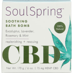 SOULSPRING: Bomb Bath Cbd 75mg, 6 oz