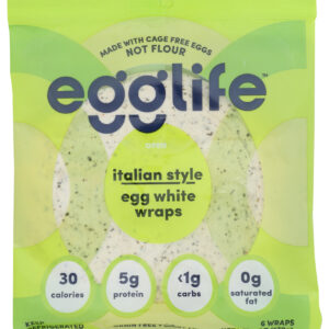 EGGLIFE: Italian Style Egg White Wraps, 6 ea