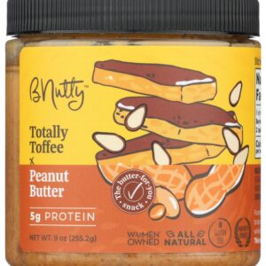 B NUTTY: Peanut Butter Totally Toffee, 8 oz