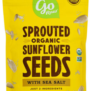 GO RAW: Sprouted Sunflower Seeds Sea Salt, 10 oz