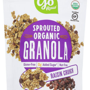 GO RAW: Raisin Crunch Sprouted Granola, 8 oz