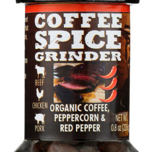 DON PABLO: Organic Coffee Peppercorn Red Pepper Spice Grinder, 0.8 oz