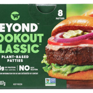 BEYOND MEAT: Cookout Classic Plant Based Burger Patties 8 Count, 2 lb