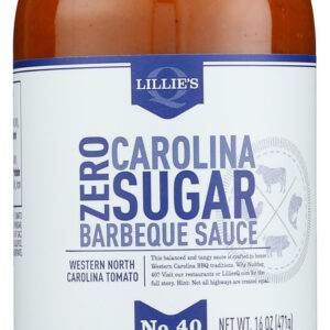 LILLIES Q: Sauce Carolina Zero Sgr, 16 OZ