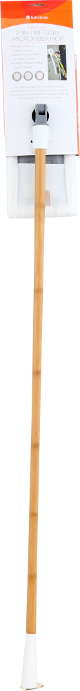 FULL CIRCLE HOME: Mighty Mop 2 In 1 Wet Dry Mcrofiber Mop White, 1 ea