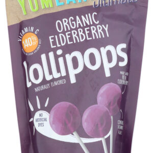 YUMEARTH: Organic Elderberry Lollipops, 3.3 oz