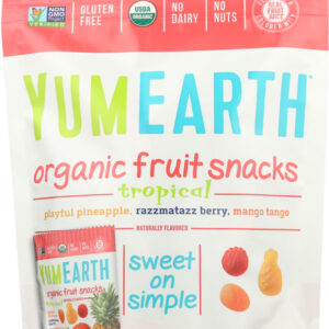 YUMEARTH: Organic Assorted Tropical Fruit Snack, 6.2 oz