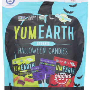 YUMEARTH: Organic Halloween Candies Variety Bag 50Count, 16.55 oz
