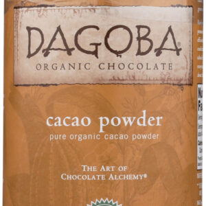 DAGOBA: Organic Chocolate Cacao Powder, 8 oz