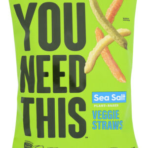 YOU NEED THIS: Chips Veggie Straw Ssalt, 5.5 oz