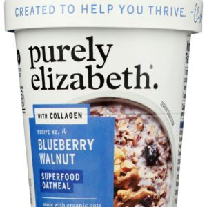 PURELY ELIZABETH: Blueberry Walnut Collagen Protein Oats Cup, 2 oz