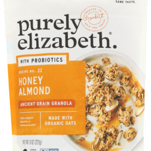 PURELY ELIZABETH: Honey Almond Probiotics Granola, 8 oz
