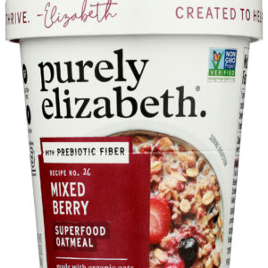 PURELY ELIZABETH: Mixed Berry Superfood Oat Cup With Prebiotic Fiber, 1.76 oz