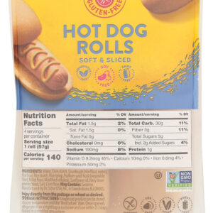 SCHAR: Gluten Free Hot Dog Rolls, 8 oz
