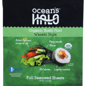 OCEANS HALO: Sushi Nori Wasabi Style, 1 oz