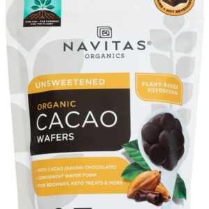 NAVITAS: Organic Cacao Wafers, 8 oz