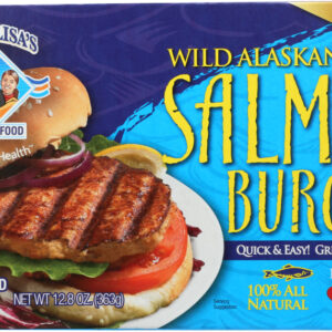 HENRY & LISAS: Wild Alaskan Salmon Burgers, 12.80 oz
