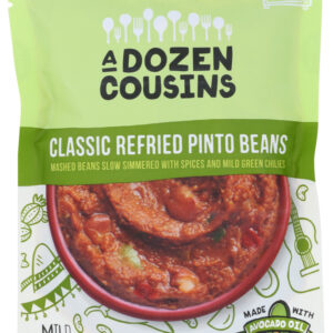 A DOZEN COUSINS: Classic Refried Pinto Beans, 10 oz