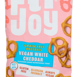 FITJOY: Vegan White Cheddar Pretzel Twists, 4.5 oz