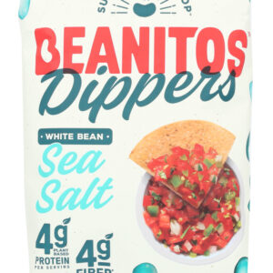 BEANITOS: Restaurant Style White Bean Chips with Sea Salt, 10 oz