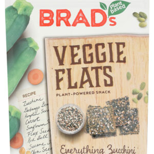 BRADS PLANT BASED: Veggie Flats Everything Zucchini, 3 oz