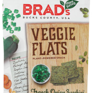 BRADS PLANT BASED: Veggie Flats French Onion Zucchini, 3 oz