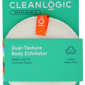 CLEANLOGIC: Sustainable Dual Texture Body Exfoliator, 1 ea