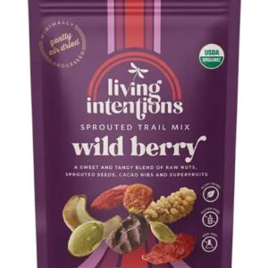 LIVING INTENTIONS: Trail Mix Wild Berry Sprouted, 7 oz
