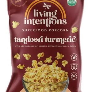 LIVING INTENTIONS: Popcorn Tandoori Turmeric, 4 oz