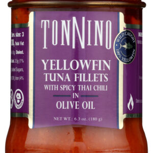 TONNINO: Tuna Fillets With Spicy Thai Chilli In Olive Oil, 6.3 oz