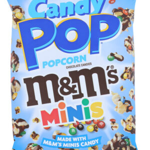 CANDY POP POPCORN: M&Ms Minis Candy Pop Popcorn, 5.25 oz