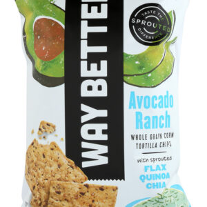 WAY BETTER SNACKS: Chip Tortilla Avcdo Rnch, 5.5 oz