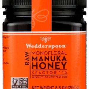 WEDDERSPOON: Honey Raw Manuka K Factor 16, 8.8 oz