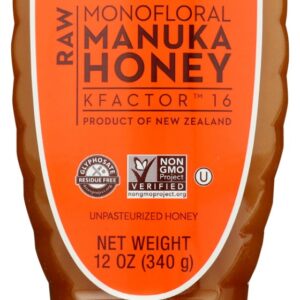 WEDDERSPOON: Raw Monofloral Manuka Honey, 12 oz