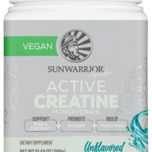 SUNWARRIOR: Active Creatine Unflavored, 10.58 oz