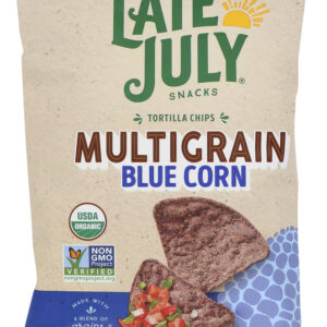 LATE JULY: Multigrain Blue Corn Tortilla Chips, 7.5 oz