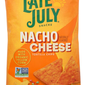 LATE JULY: Nacho Cheese Tortilla Chips, 7.8 oz