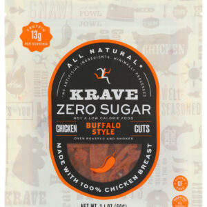 KRAVE: Jerky Buffalo Zero Sugar, 2.1 OZ