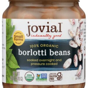 JOVIAL: Organic Borlotti Beans, 13 oz