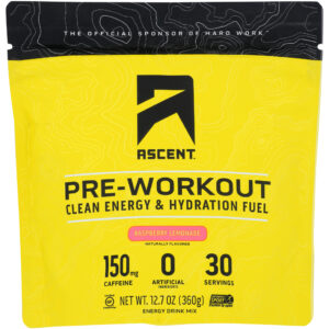 ASCENT: Preworkout Raspberry Lemonade, 12.7 oz