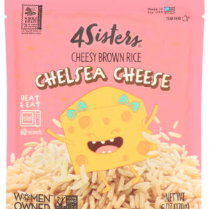4SISTERS: Rice Brown Chelsea Cheesy, 6 OZ