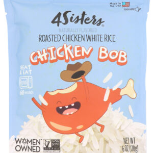 4SISTERS: Rice Organic White Roasted Chicken Bob, 6 OZ