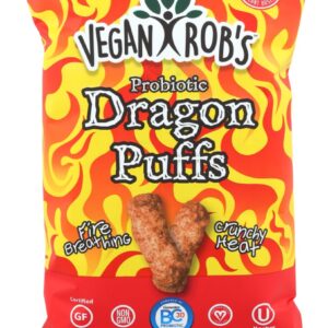 VEGANROBS: Probiotic Dragon Puffs, 3.5 oz