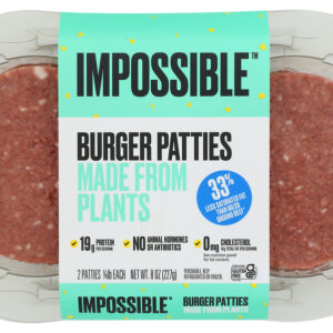IMPOSSIBLE FOODS: Burger Patties Impossible, 8 oz