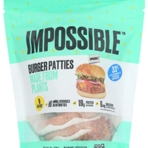 IMPOSSIBLE FOODS: Patties Impossible 6Ct, 1.5 lb