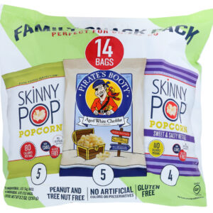 SKINNY POP: Popcorn Family Pack, 8.2 oz