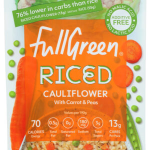 FULLGREEN: Riced Cauliflower Pea Carrot, 6.7 oz