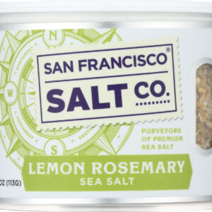 SAN FRANCISCO SALT CO: Sea Salt Lemon Rosemary, 4 oz