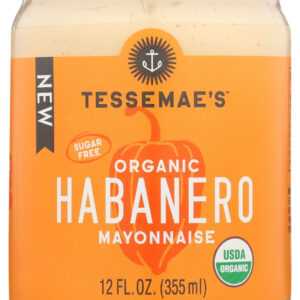 TESSEMAES: Mayonnaise Habanero Org, 12 oz